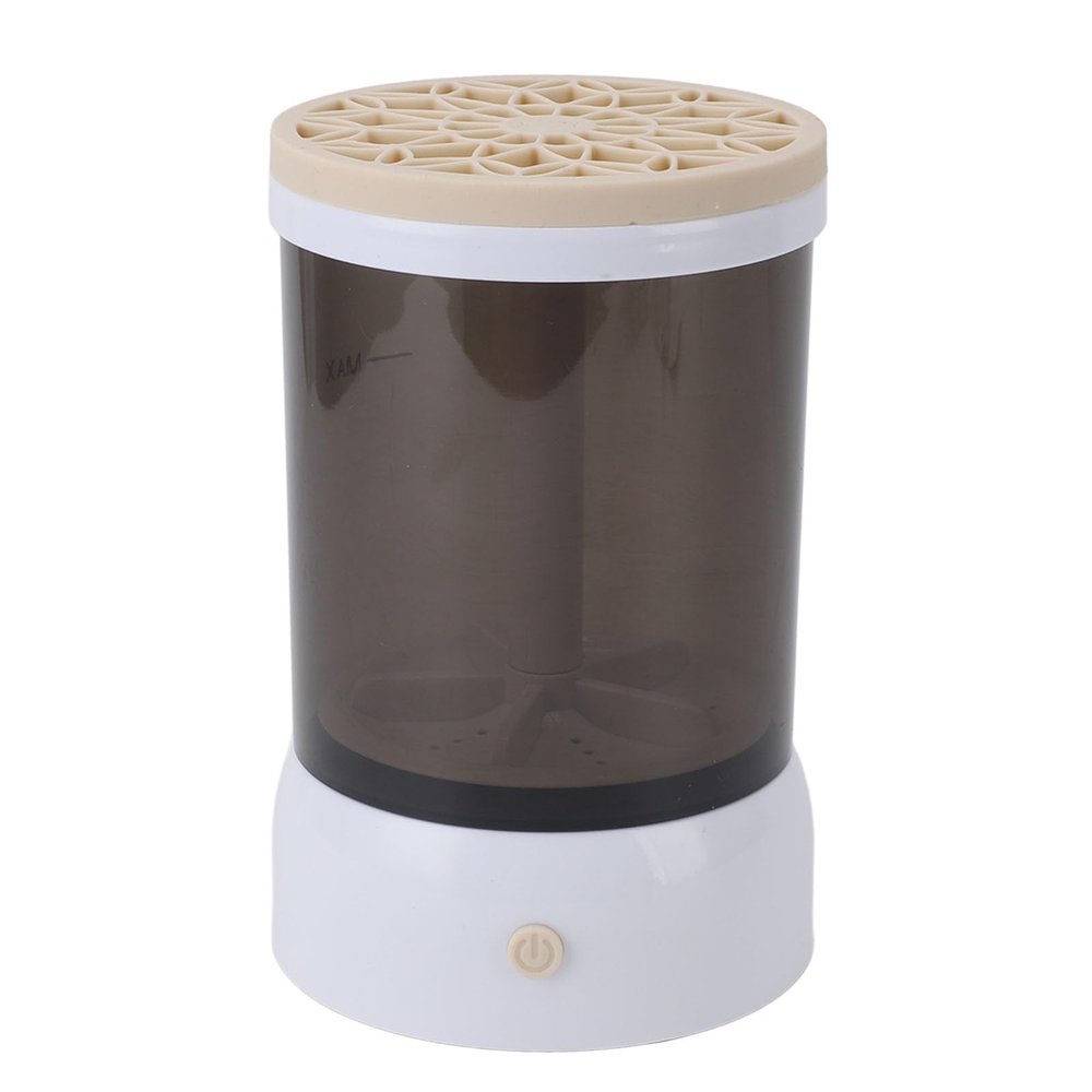Makeup Brush Cleaner Machine USB Visible Quick Dry Automatic Portable Electric Cosmetic Supplies Cleaner for All Size Makeup Brushes Gray and Th Makeup Brush Cleaner Machi