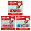 (3) .12 tubes Peppermint. Gingerbread, Cherry Rudolp the Red-Nosed Reindeer lip balm view 1