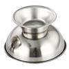 HAPINARY Stainless Steel Shaving Bowl Set Bowl Shaving Cup Travel Brush for Men view 1