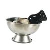HAPINARY Stainless Steel Shaving Bowl Set Bowl Shaving Cup Travel Brush for Men view 3