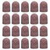 baojielai 20 Pieces Breathable Sanding Caps 80-180 Grit Practical Sleeves For Manicure Pedicure And Foot Care view 1