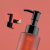 120ml 4oz Wine Red Frosted Glass Bottles with Black Pump Refillable Lotion Dispenser Cosmetic Storage Containers for Shampoo Cream Toiletries view 4
