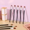 100 PCS Angled Eyebrow Brushes, Fine Angled Eyeliner Brush, Disposable Eyebrow Tint Brush, Eye Shadow Applicator Sticks Eye Brow Concealer Brushes for Beauty Cosmetic Make up Tool view 3