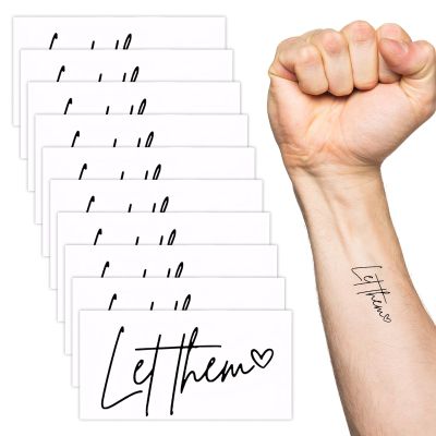 10PCS Temporary Tattoo Set,Temporary Tattoos,Suitable for Boys and Girls,Waterproof and Durable