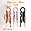 3pcs French Hair Pins, U-Shaped Hairpins for Women Girls Acetate Sticks Styling Accessories, Perfect for Buns Thick Fine and Long Hair view 2