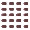 baojielai 20 Pieces Breathable Sanding Caps 80-180 Grit Practical Sleeves For Manicure Pedicure And Foot Care view 1