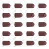 baojielai 20 Pieces Breathable Sanding Caps 80-180 Grit Practical Sleeves For Manicure Pedicure And Foot Care view 3