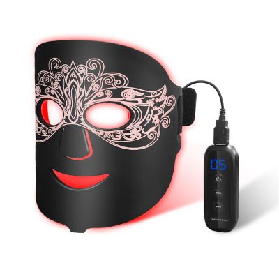 Cosmetic Mask Photon Rejuvenation Instrument, Large Row of Lights, Red and Blue Light Facial Mask Instrument