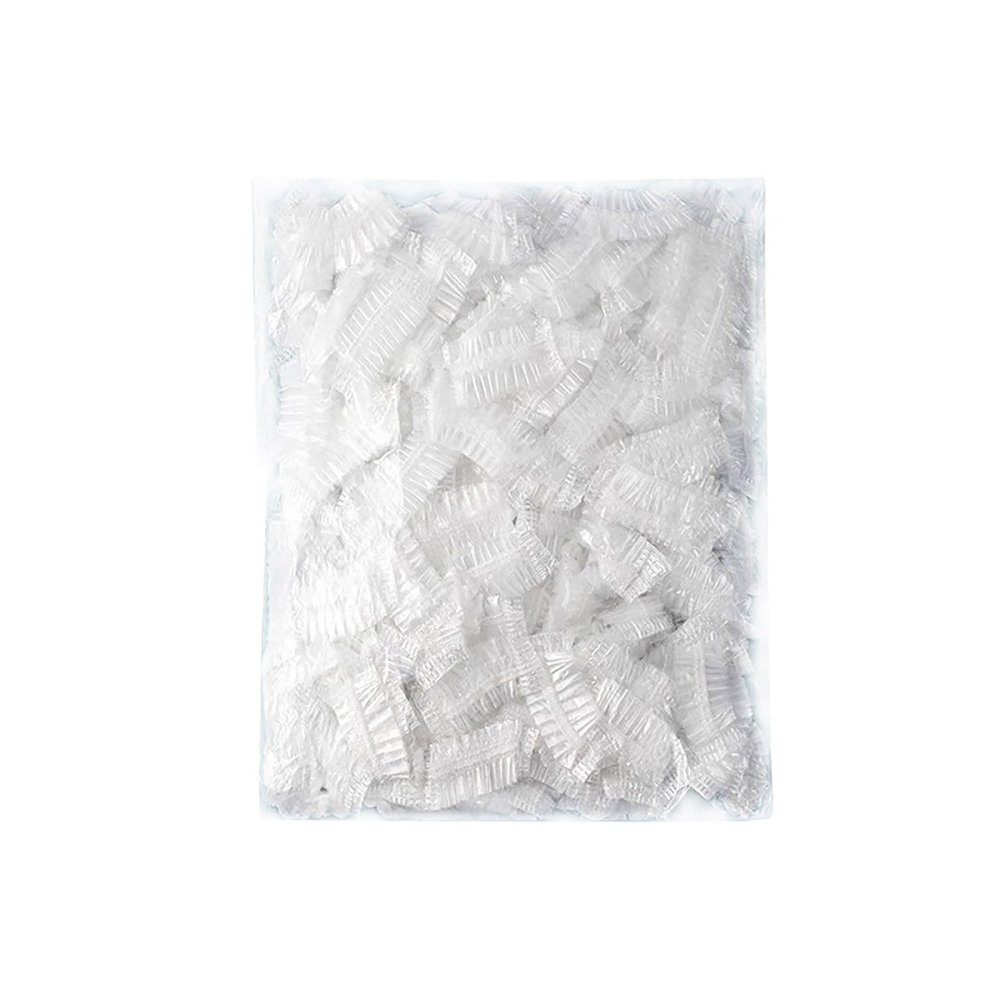 100 PCS Clear Disposable Ear Protectors Waterproof Ear Covers Plastic Ear Cover for Hair Dye Shower Bathing