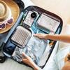 Calantre 3PCS Clear Zipper Cases, Portable Clear Organizer Pouches for Travel, Double Zippered Hard Shell Plastic Case, Cosmetic Bag for Make Up Tools, Toiletries, Toy Storage (Black, 1 Pack) view 4