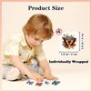 102 PCS Individually Wrapped Butterfly Temporary Tattoos for kids - Flower Temporary for Girls Boy Body Arm Shoulder Cute Tattoos Stickers, Birthday Party Supplies Gifts for Kids view 3