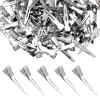 100Pcs Curl Clips for Hair, Metal Silver Duck Billed Clips 1.77 Inch Single Prong Curl Clip Silver Setting Section Hair Clip for Hairs Extensions view 1