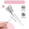 100Pcs Curl Clips for Hair, Metal Silver Duck Billed Clips 1.77 Inch Single Prong Curl Clip Silver Setting Section Hair Clip for Hairs Extensions view 2