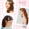 100Pcs Curl Clips for Hair, Metal Silver Duck Billed Clips 1.77 Inch Single Prong Curl Clip Silver Setting Section Hair Clip for Hairs Extensions view 4