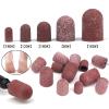 baojielai 20 Pieces Breathable Sanding Caps 80-180 Grit Practical Sleeves For Manicure Pedicure And Foot Care view 3