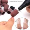 baojielai 20 Pieces Breathable Sanding Caps 80-180 Grit Practical Sleeves For Manicure Pedicure And Foot Care view 4