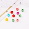 200 PCS Clip on Beads for Kids Hair,Bead for Kids Girls,Cute Rainbow Mini Hair Clips,Plastic Rainbow Mini Beads,Suitable for Children Girls Women Accessories view 2