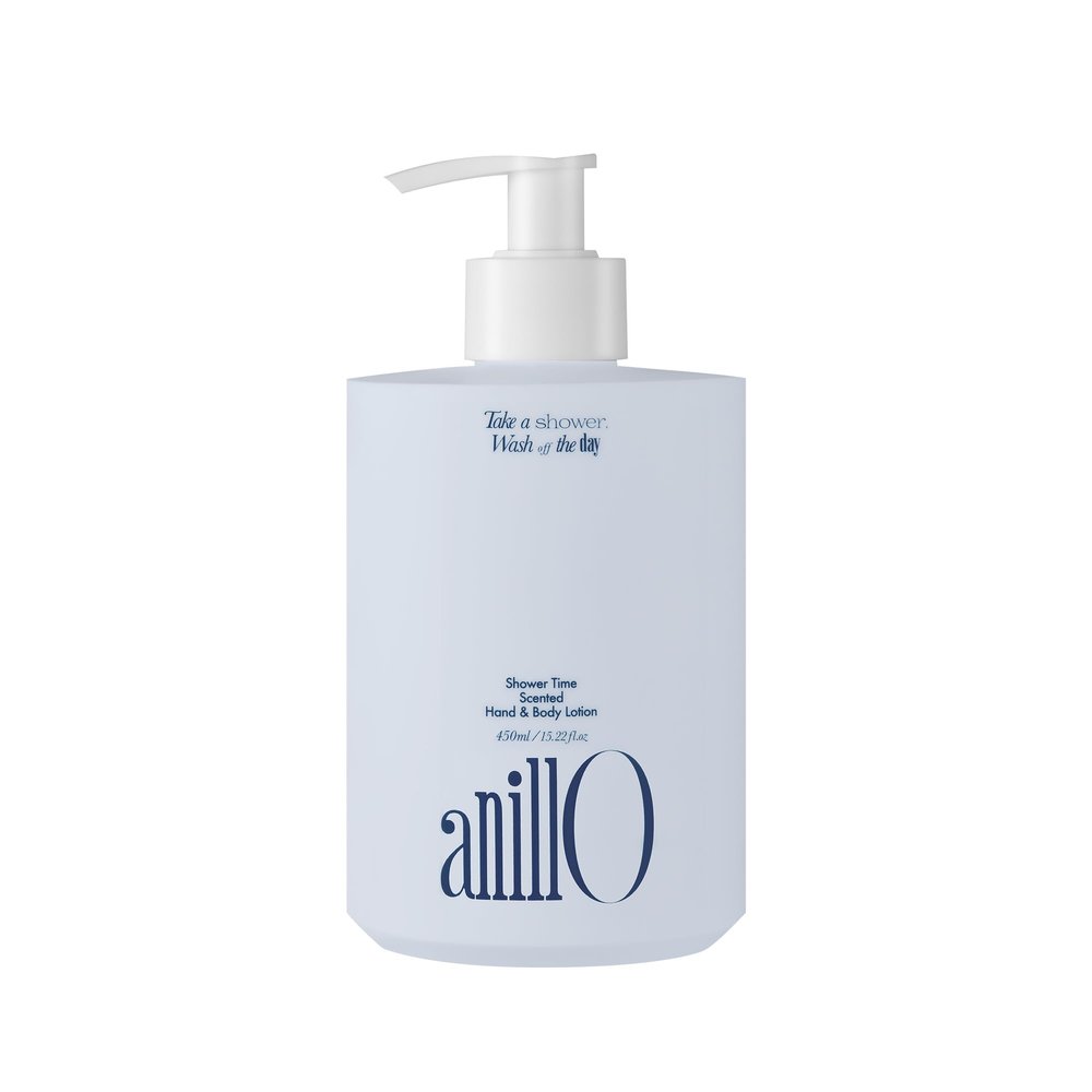 ANILLO Shower Time Scented Body Lotion  Vegan Hand & Body Lotion with Ceramide & Botanical Oils, Free from Paraben, Silicone, Sulfate, Blue Agave Scent, 15.22 fl.oz