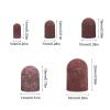 baojielai 20 Pieces Breathable Sanding Caps 80-180 Grit Practical Sleeves For Manicure Pedicure And Foot Care view 4