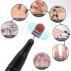 baojielai 20 Pieces Breathable Sanding Caps 80-180 Grit Practical Sleeves For Manicure Pedicure And Foot Care view 4