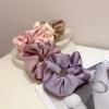 Artificial Silk Hair Ring - Soft Glutinous Satin Large Intestine Ring Headdress Flower Hair Accessories for Women(Elegantcamel) view 2