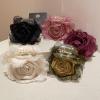 Chiffon Flower Rose Camellia Hair Clip Holiday Seaside Hairpin For Women And Girls(Beanpaste) view 4