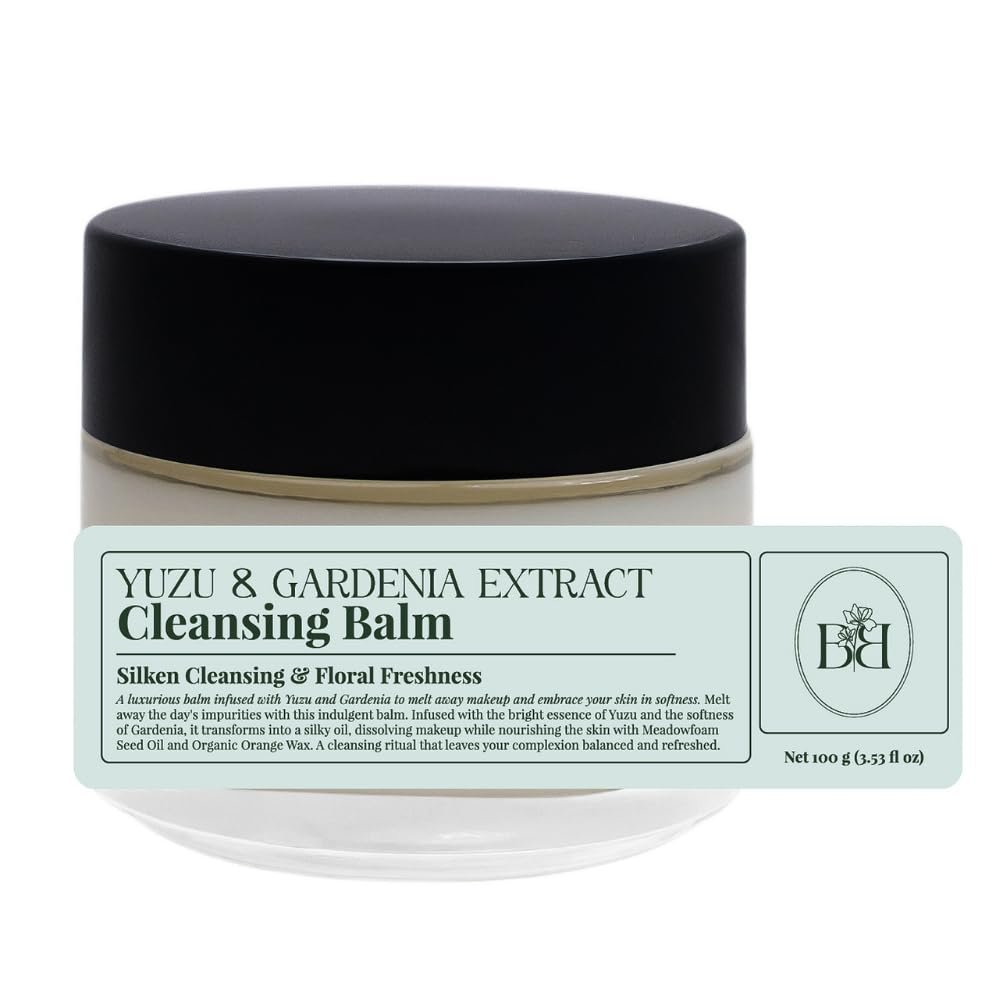 Butter & Blush Beauty Co. Yuzu & Gardenia Extract Cleansing Balm (100 g glass jar)
