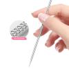 DJMAWEM Upgraded Stainless Steel Blackhead Remover, Blackhead Remover Tool Kit, Blackhead Remover, Blackhead Tools, Stainless Steel Blackhead Tweezers, Blackhead Remover Tools view 3