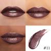 Kaely 2-in-1 Dark Borwn Metallic Lipstick and Lip Liner, Shimmer Liquid Metallic Lipsticks for Women, Glitter Lip Gloss Stain Long Lasting Waterproof Smudge Proof 24 Hour, Vegan Makeup, 11 view 3