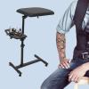CheriMuMu Tattoo Armrest Stand with Workbench, Adjustable Height Arm Rest Stand, 160 Adjustable Angle Tattoo Table Station Portable Mobile Tattoo Workstation with Wheels for Tattoo Studio Hair Salon view 2