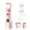 3-in-1 Bikini Trimmer for Women, Electric Razors Shaver for Public Hair - Rechargeable Body Hair Trimmer, Portable Detachable Removal Kit, lPX7 Waterproof Lightweight with LED Display, Gift for Women view 1