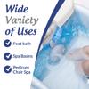 TP Plastic Disposable Pedicure Spa Liners  200 Count, Blue, Universal Fit for Most Pedicure Tubs & Spa Chairs view 4