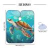 Hezely Turtle Hair Dye Cape, Barber Cape for Adults,Waterproof Salon Cape,Waterproof Hairdressing Styling Hair Cutting, 65" x 55" view 3