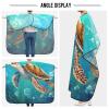 Hezely Turtle Hair Dye Cape, Barber Cape for Adults,Waterproof Salon Cape,Waterproof Hairdressing Styling Hair Cutting, 65" x 55" view 4