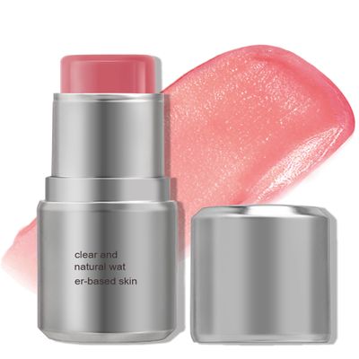Jutqut Highlighter Stick, Glow Face Blusher with Watery Radiant Finish for Glass Skin, Natural Translucent Light Moisturizer Dewy Finish, Multi-Use Highlighter Makeup, Easy Blend & Long Lasting #04