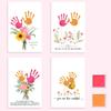 AACQQ Mother's Day Gifts for Grandma Mom from Daughter Son Room Wall Decor Posters Handprint Diy Kit Valentine's Day Christmas Birthday Love Gifts for Mom Grandma Gigi view 1