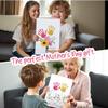 AACQQ Mother's Day Gifts for Grandma Mom from Daughter Son Room Wall Decor Posters Handprint Diy Kit Valentine's Day Christmas Birthday Love Gifts for Mom Grandma Gigi view 4
