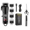 Electric Hair Trimmer Kit, 1 Set Electric Hair Clipper& Accessories, Professional Hair Trimmer for Men,Great for Stylists Barbershop, Gift Set, Barber Kit, Hair Stvling Tools,Crooming (Golden01) view 2