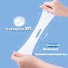 200PCS Makeup Facial Wet Cotton Pads Stretchable Wet Compress Facial Cotton Pads Cleansing Cotton Towel Makeup Remover Cotton Sheets with Hole Tear Mask Paper Towel for Daily Skin Care view 2