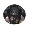 Airplane Cockpit1 Shower Cap For Women Reusable Double Layers Bathing Bath Cap Hair Caps Waterproof Elastic Band Ladies Spa Salon Shower Hat Hair Caps view 1