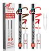 2pcs Lip Stain Peel Off - Lip Liner Stain Long Lasting Waterproof,2-in-1 Lip Liner with Tweezer Nude Matte,Non-Stick Cup,Highly PigmentedNatural Finish,Stay On All Day,Perfect for Gift (Cocoa+Coffee) view 1