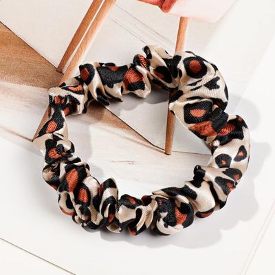 100Pcs Satin Scrunchie, 2.4Inch Small Elastic Cord Suitable for Fine, Thick and Curly Hair, for Headbands, Bracelets, Ponytail Clips, Women Hair Accessories(Coffee Brown)