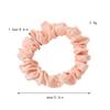 100Pcs Satin Scrunchie, 2.4Inch Small Elastic Cord Suitable for Fine, Thick and Curly Hair, for Headbands, Bracelets, Ponytail Clips, Women Hair Accessories(Coffee Brown) view 2