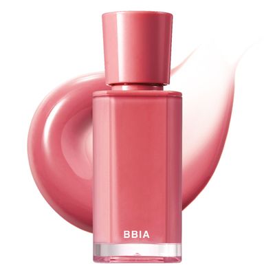 BBIA Glow Tint  Lip Plumping Volumizing Glossy & Glowy Lip Stain Naturally Moisturizing Comfortable Texture Lightweight Long-Lasting Vivid Color Non-Sticky Korean Makeup (22 BLUSH, Pack of 1)