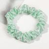 100Pcs Satin Scrunchie, 2.4Inch Small Elastic Cord Suitable for Fine, Thick and Curly Hair, for Headbands, Bracelets, Ponytail Clips, Women Hair Accessories(Green) view 1