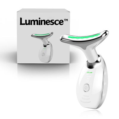 Luminesce 7-in-1 Led Facial Sculptor Shell-Shaped Designfor Face and Neck Care in Glossy White Color1PC (White)