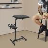 24.41-35.43inches Adjustable Height Tattoo Arm Rest Stand Adjustable Angle Tattoo Workbench with Wheels for Professional Tattoo Artists And Commercial Tattoo Shops,Wide and Long Pad view 4