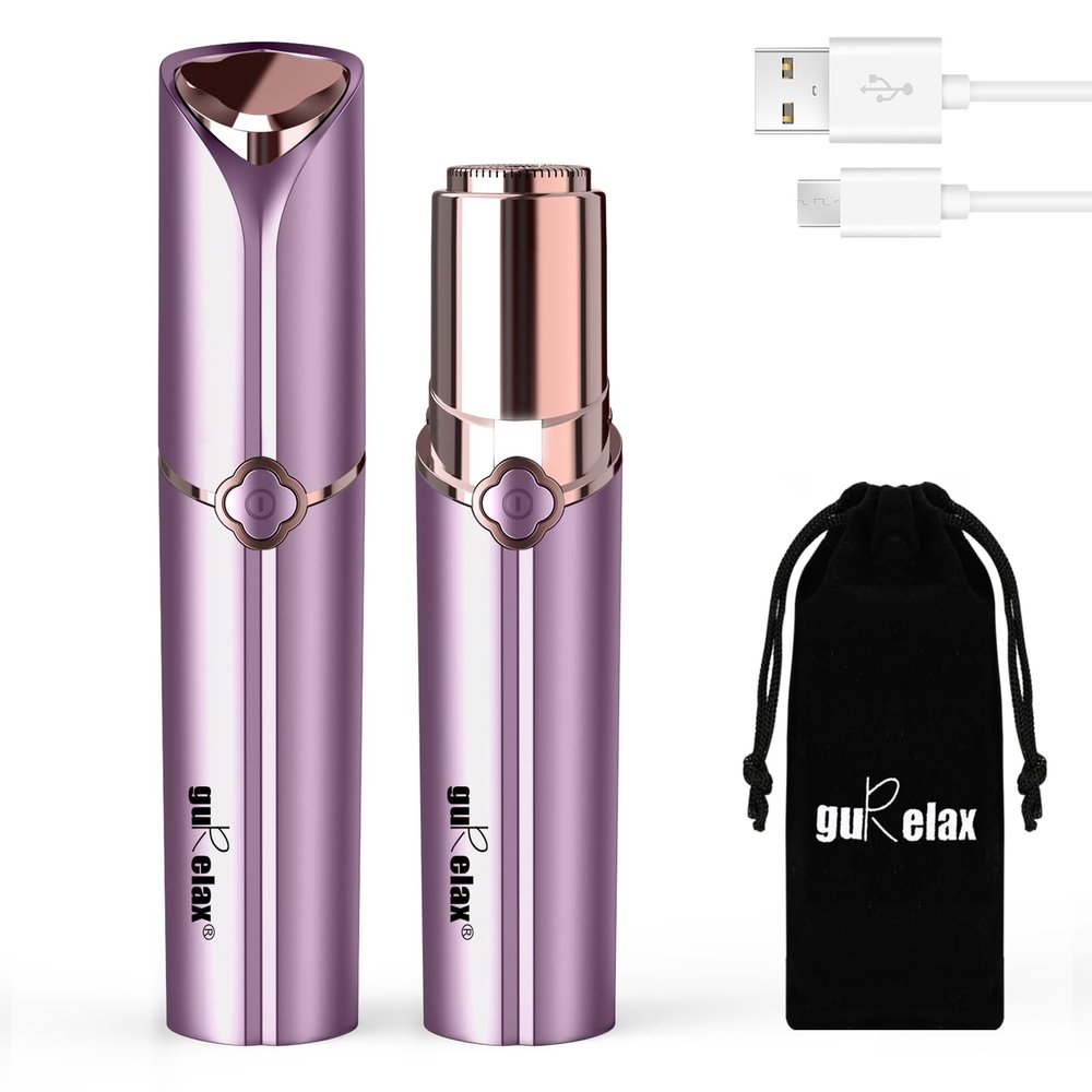 Facial Hair Removal for Women, Painless Electric Facial Hair Remover for Face, ChinUpper Lip with USB Rechargeable