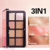 1 PC 16 Colors Facial Contour Highlighter Blusher Palette, Multi Purpose Matte & Shimmer Contouring Shaping Palette Creating 3D Makeup (02#, 30g) view 4