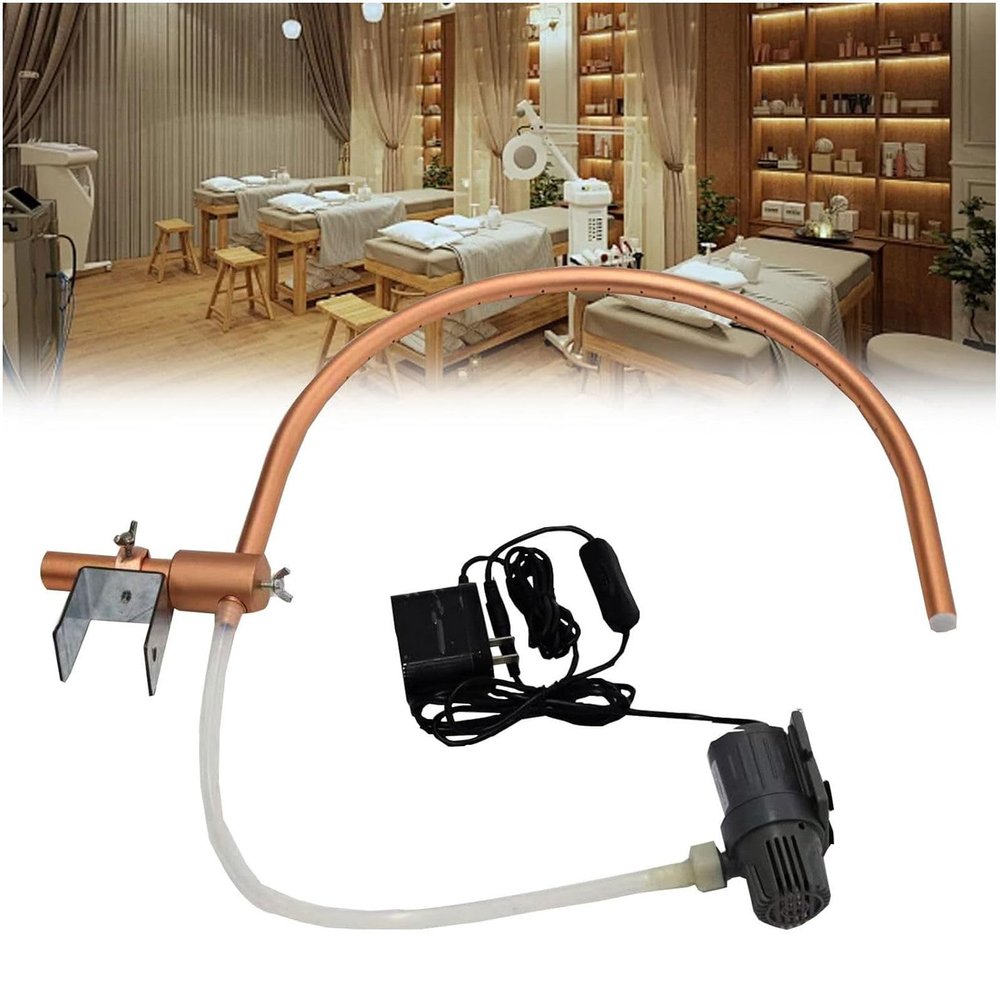 Head Spa Water Frame with Pump for Shampoo Sink, Portable Salon Shower Head Equipment, Shampoo Bowl Waterfall,USplug